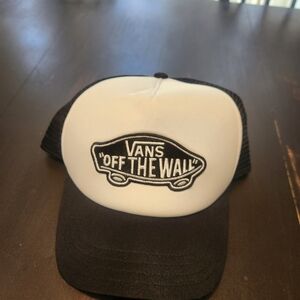 Vans Off The Wall Black and White Adjustable Cap